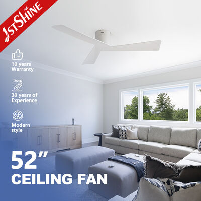 Bom preço Ventilador de Teto Baixo de 52 Polegadas com Motor DC e Design Embutido para Tetos Baixos On-line
